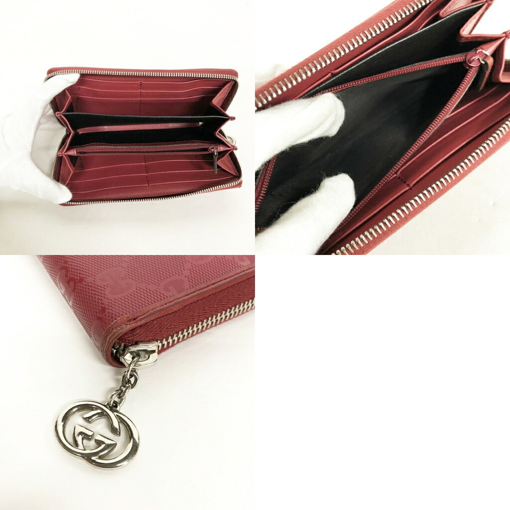 Gucci Gg Implement Zippy Wallet Wine Red - image 3